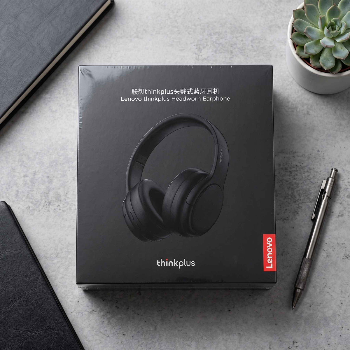 ## Lenovo ThinkPlus Wireless Headset – Comfortable Cushion Earcups for Music, Gaming & Clear Calls