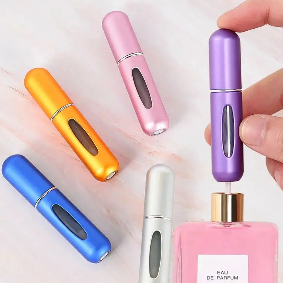 **Portable Refillable Perfume Atomizer Spray Bottle – 5ML Travel Fragrance Spray for Daily Use (Random Color)**