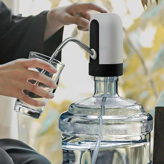 **Automatic Rechargeable Water Pump Dispenser – Portable USB Water Pump for Standard Bottles with Quick Water Flow**
