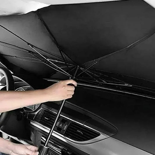 **Car Windshield Sun Shade Umbrella – Foldable UV & Heat Protection for Car Interior**