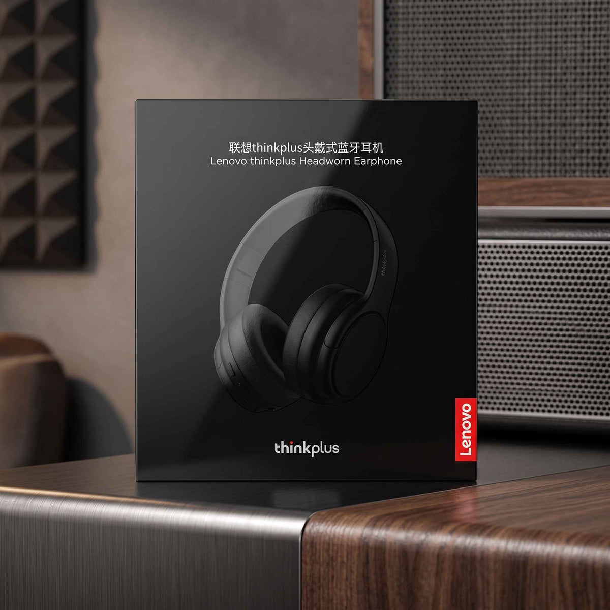 ## Lenovo ThinkPlus Wireless Headset – Comfortable Cushion Earcups for Music, Gaming & Clear Calls