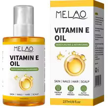 237ml Natural Vitamin E Essential Oil – Multi-Purpose Face, Body, Hair & Nail Care