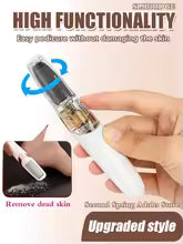 D2026 Foot Grinder Callus Remover – Foot Exfoliator & Scrubber for Dry Skin, Unisex Pedicure Tool
