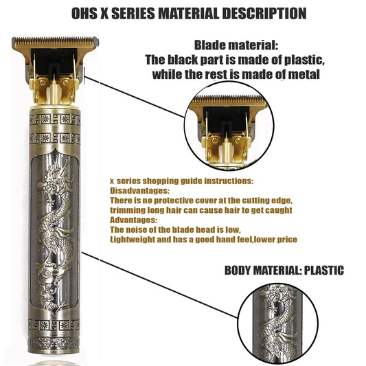 ## T9 Hair Clipper & Beard Trimmer – 0mm Electric Hair Cutting Machine | Cordless Barber Shaver for Men’s Hair, Beard & Body Grooming