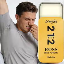 **Lemonfay 212 Men’s Solid Perfume 15g – Long-Lasting Pocket Fragrance Balm**
