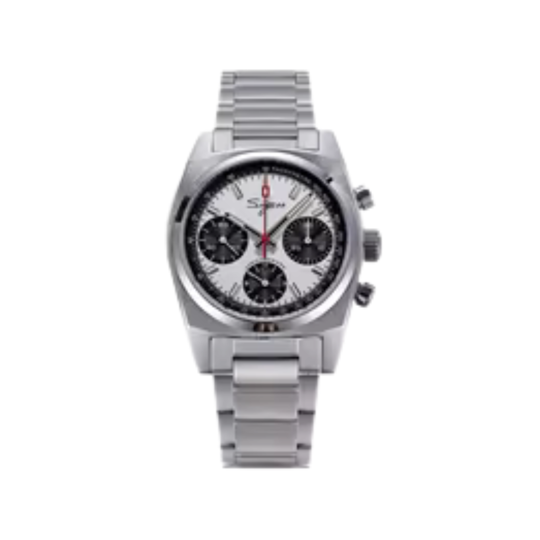Sugess 37mm Men’s Pilot Mechanical Watch – ST1902 Chronograph with Sapphire Crystal