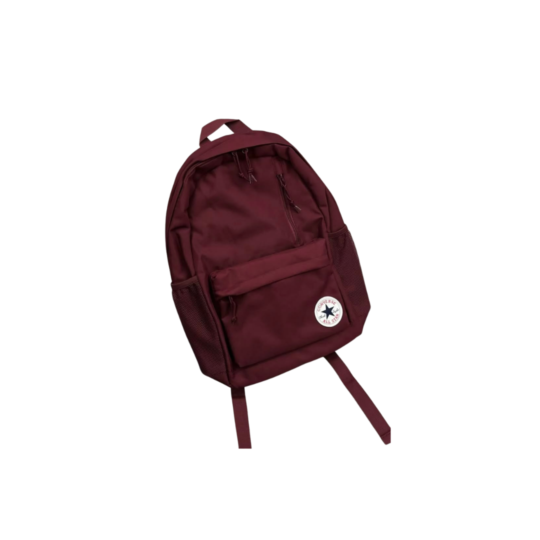 **Burgundy Converse Backpack – Stylish Red School Bag for Everyday Use**