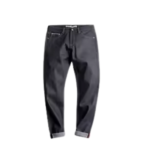 Maden Retro Men’s Selvedge Raw Denim Jeans – 14.5oz Straight-Leg Classic Trousers
