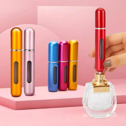 **Portable Refillable Perfume Atomizer Spray Bottle – 5ML Travel Fragrance Spray for Daily Use (Random Color)**