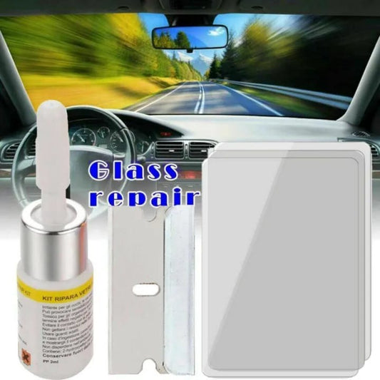 **Windshield Crack Repair Toolkit – Car Windshield Glass Repair Kit for Small Chips & Cracks (Random Color)**