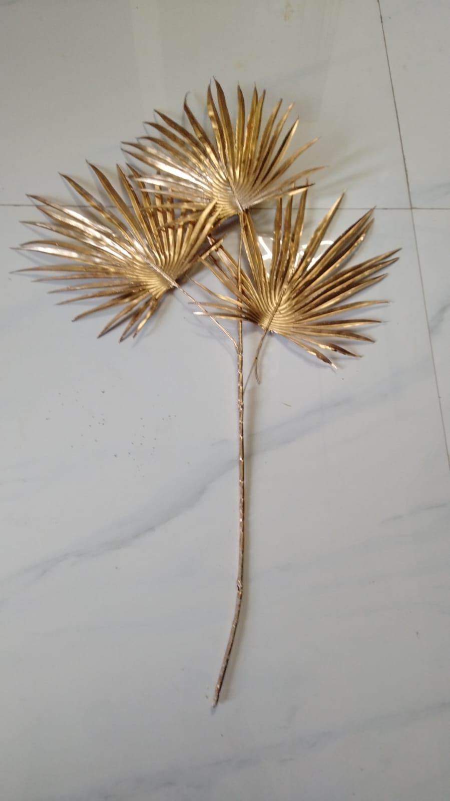 ## Golden Flower Stick Decorative Accent – 69cm Luxury Artificial Floral Stem | Elegant Home, Wedding & Event Décor